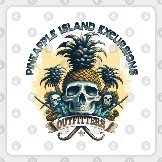 Pineapple Excursions Magnet by stuff101
